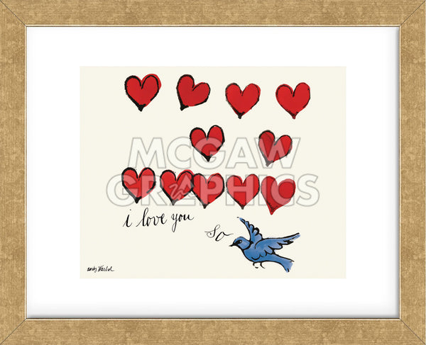 I Love You So, c. 1958 (Framed) | McGaw Graphics