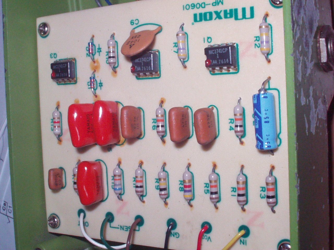 maxon OD-880 徹底解剖 ギター・エフェクターの自作改造【松美庵】