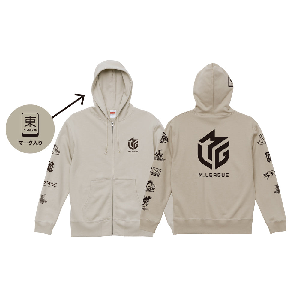 店舗限定パーカー Mリーグ2024-25 東京限定色ベージュ XL – 丸善