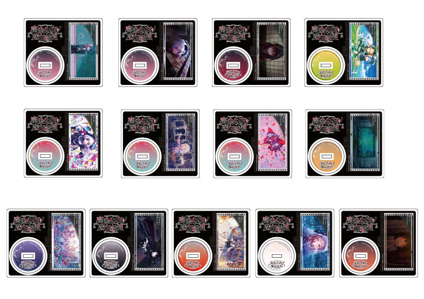 C107 魔法少女ノ魔女裁判 アクリルスタンド ネックストラップ 全種