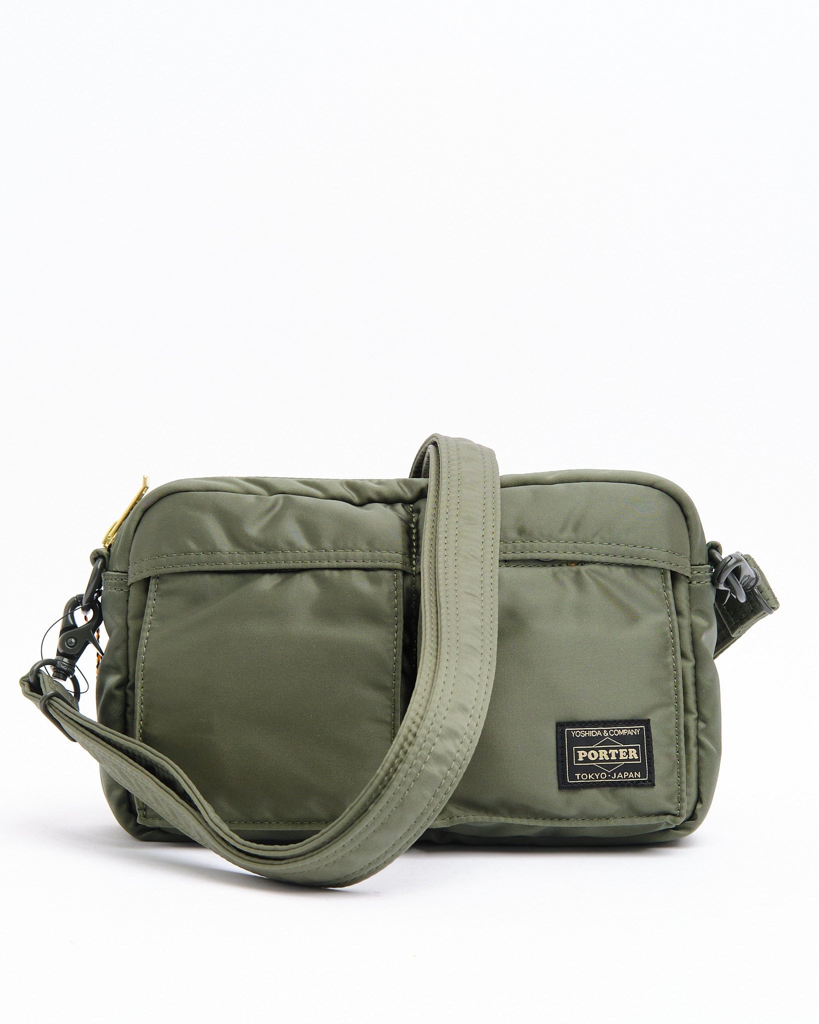 New Tanker Sling Bag Sage Green by Porter by Yoshida - Meadow
