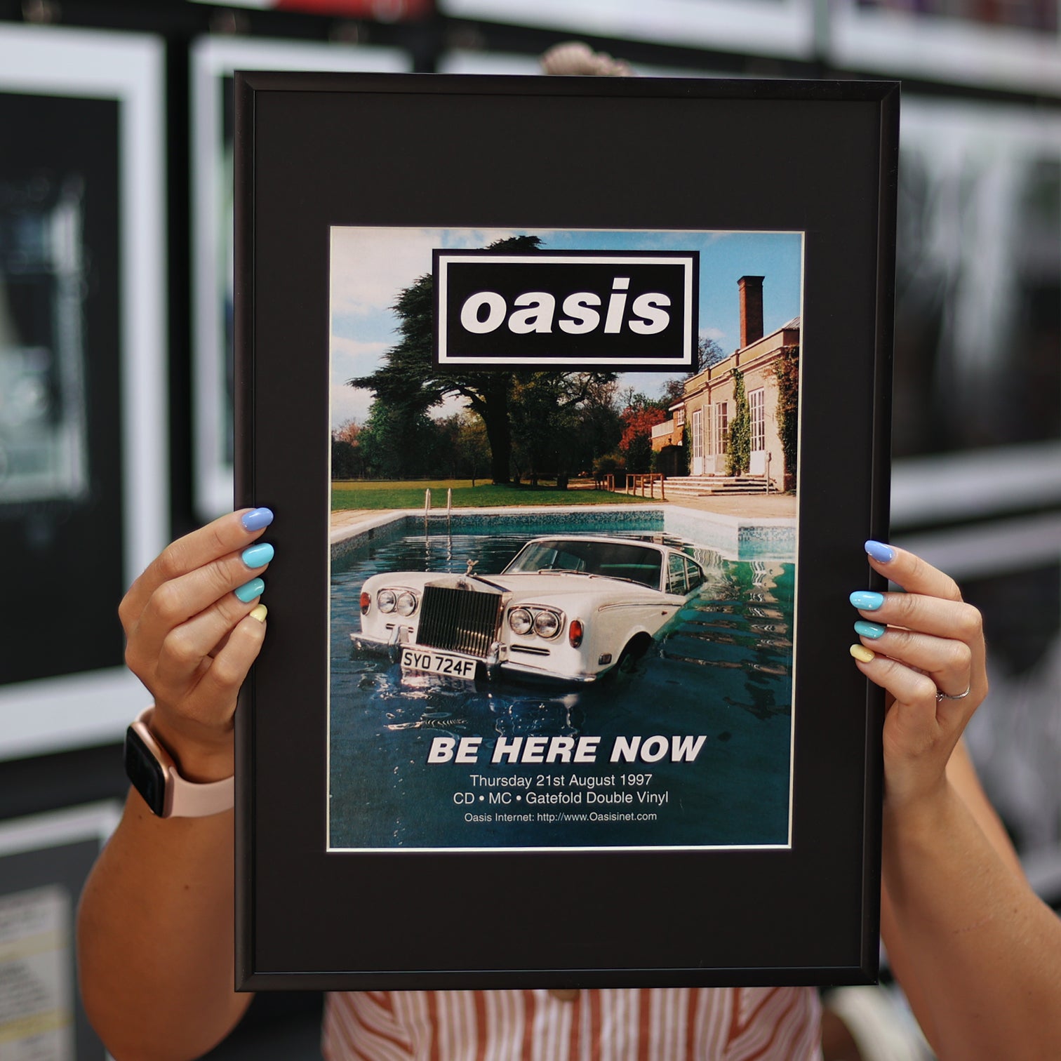 Oasis - Be Here Now - Original 1997 press ad - New Item – Microdot