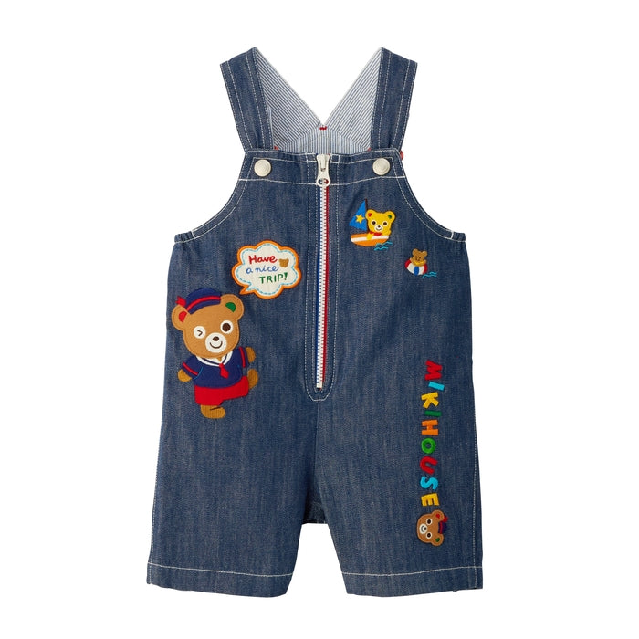 5/4 length overalls – ミキハウスオフィシャルサイト