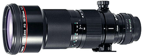 Canon FD Zoom 50-300mm lenses