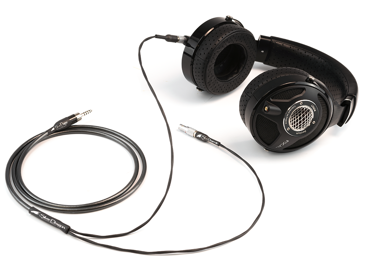 Silver Dragon Premium Cable V3 for Focal Utopia Headphones | Moon
