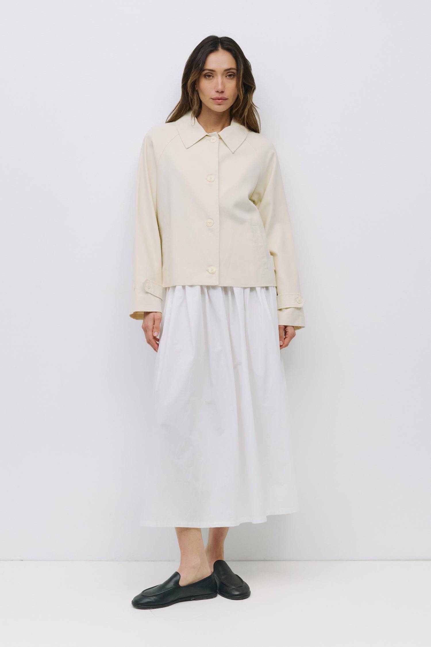 The Melina Jacket | Short Trench Coat