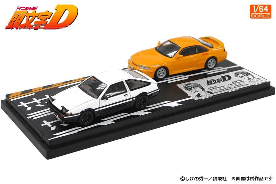 Modeler's 1:64 Scale Initial D Set Vol.19 Kenta Nakamura Silvia