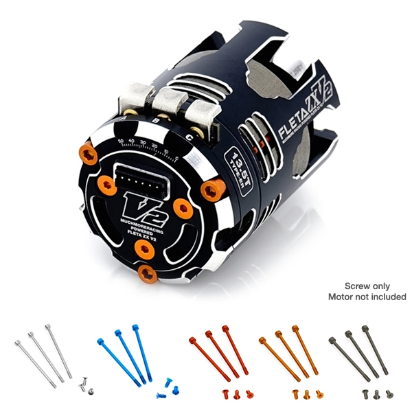 FLETA ZX V2 Case & Timing cap Aluminum Screws-Muchmore Racing. Co