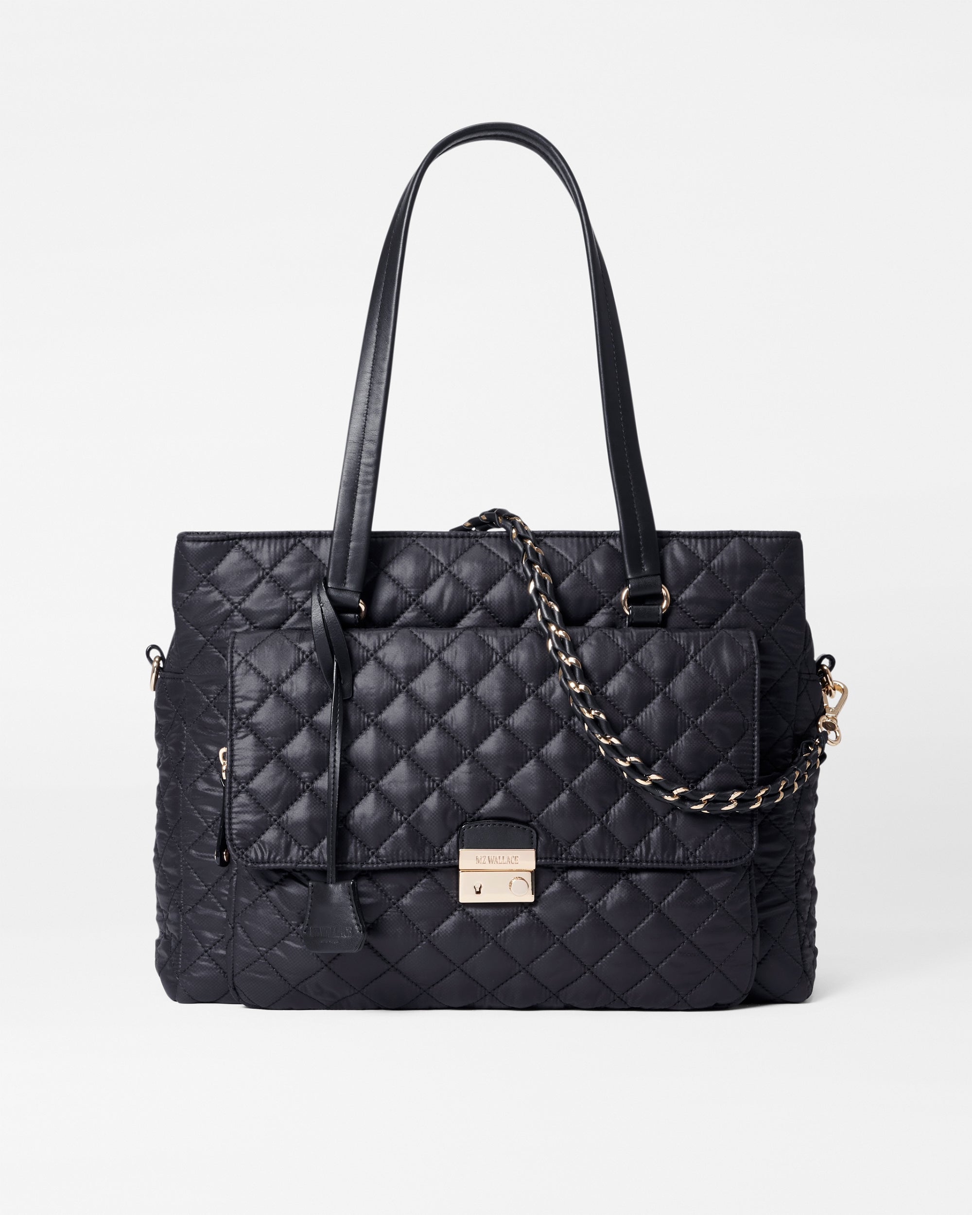 Black Structured Work Bag | MZ Wallace