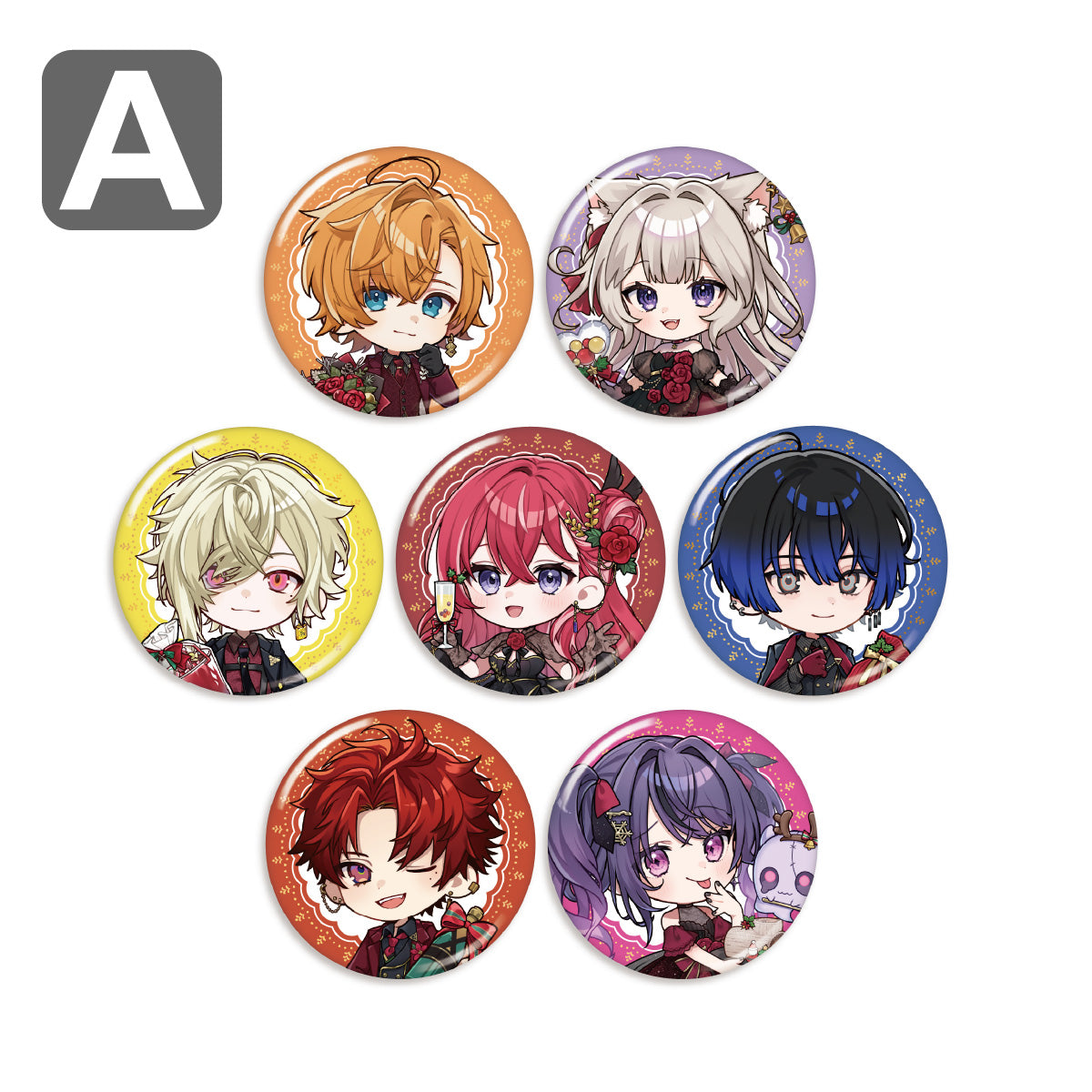 2024クリスマスパーティー】ランダムSD缶バッジ Aグループ – Neo-Porte