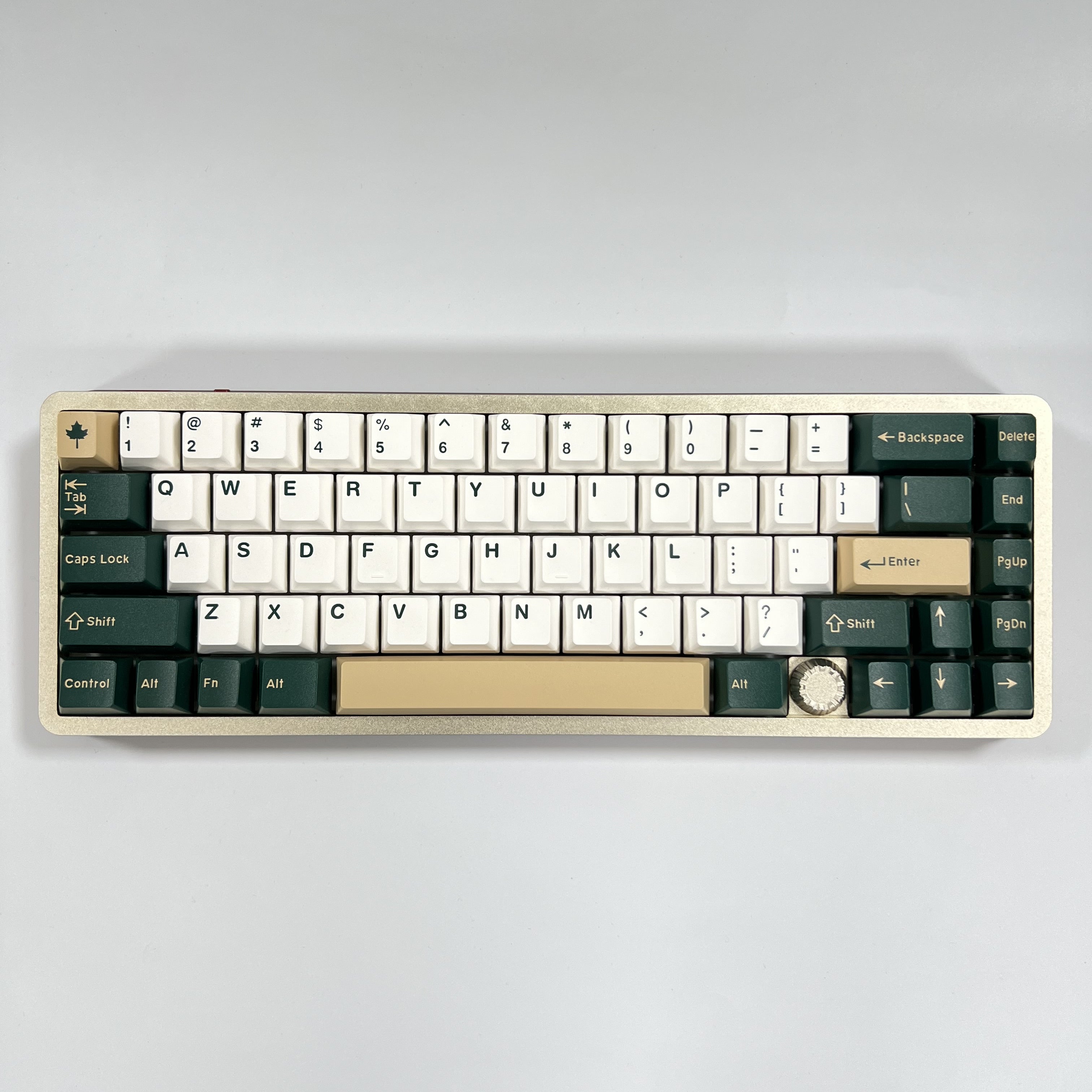 British Racing Green Keycap Set, Cherry Profile, Double Shot ABS