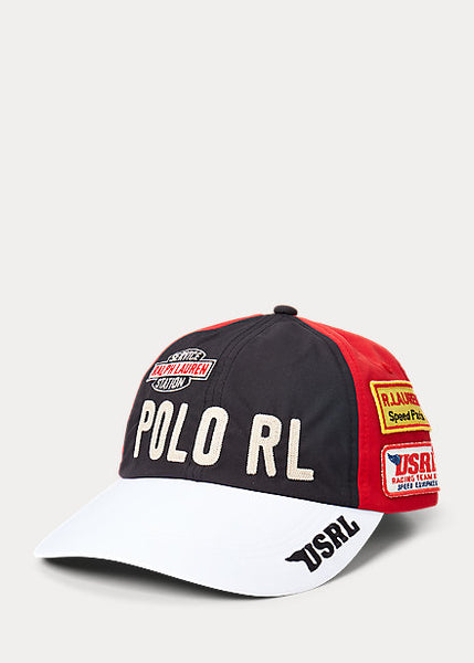 POLO RALPH LAUREN RACING LONG BILL CAP , MULTI – OZNICO