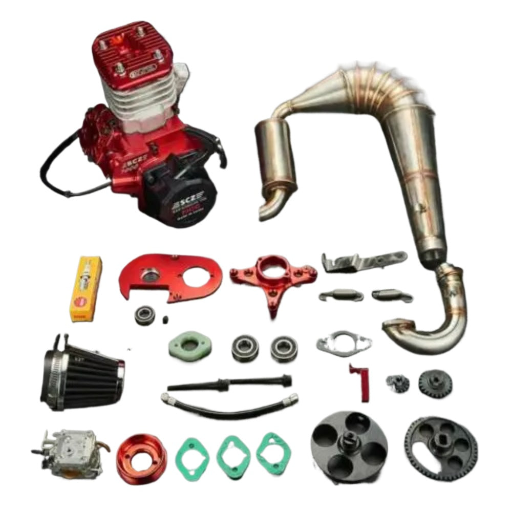 SCZ 70CC Gasoline ENGINE with Powerful Pipe WJ71 for 1/5 HPI KM
