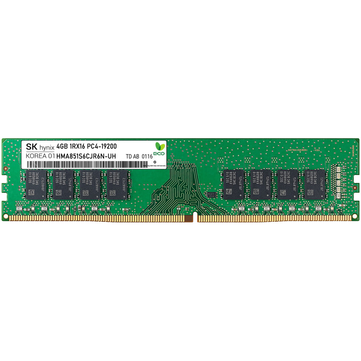 ⑥ 送料無料 SK hynix 4G 1RX16 PC4-2666v メモリ 4枚セット ノート