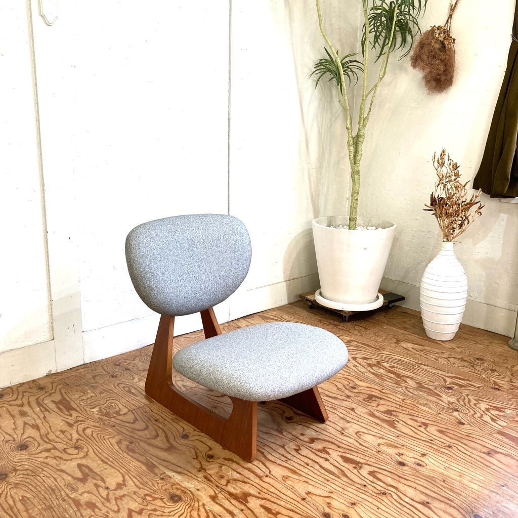 天童木工 / Tendo 低座イス チーク材 長大作 中古 こたつ 床座スタイル