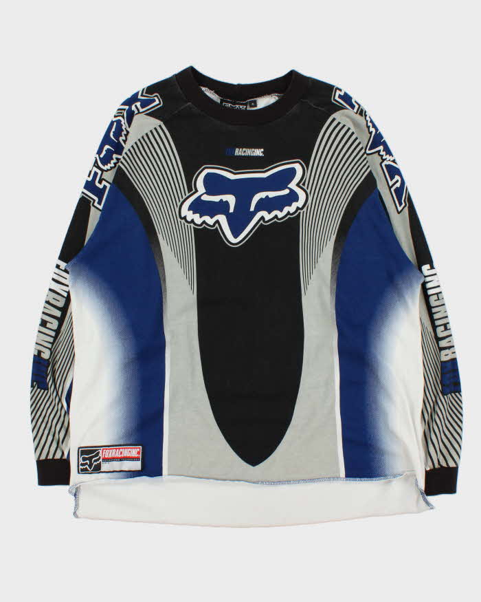 Vintage 90s Fox Racing Motocross Moto-X Long Sleeve Jersey - XL