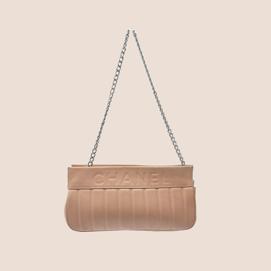CHANEL 2003 BEIGE LAX MINI POCHETTE – RDB