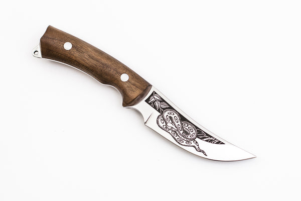 Kizlyar, Gurza-2, Hunting, Fixed, Z60CDV14, Walnut – Russian Blades