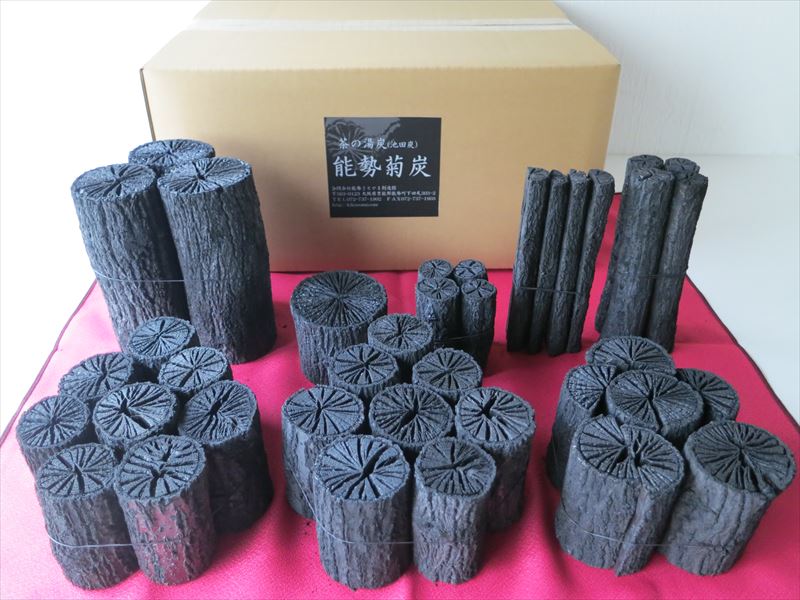 炉用組炭小箱（丸毬打タイプ） 全国唯一 能勢菊炭、池田炭窯元直営店