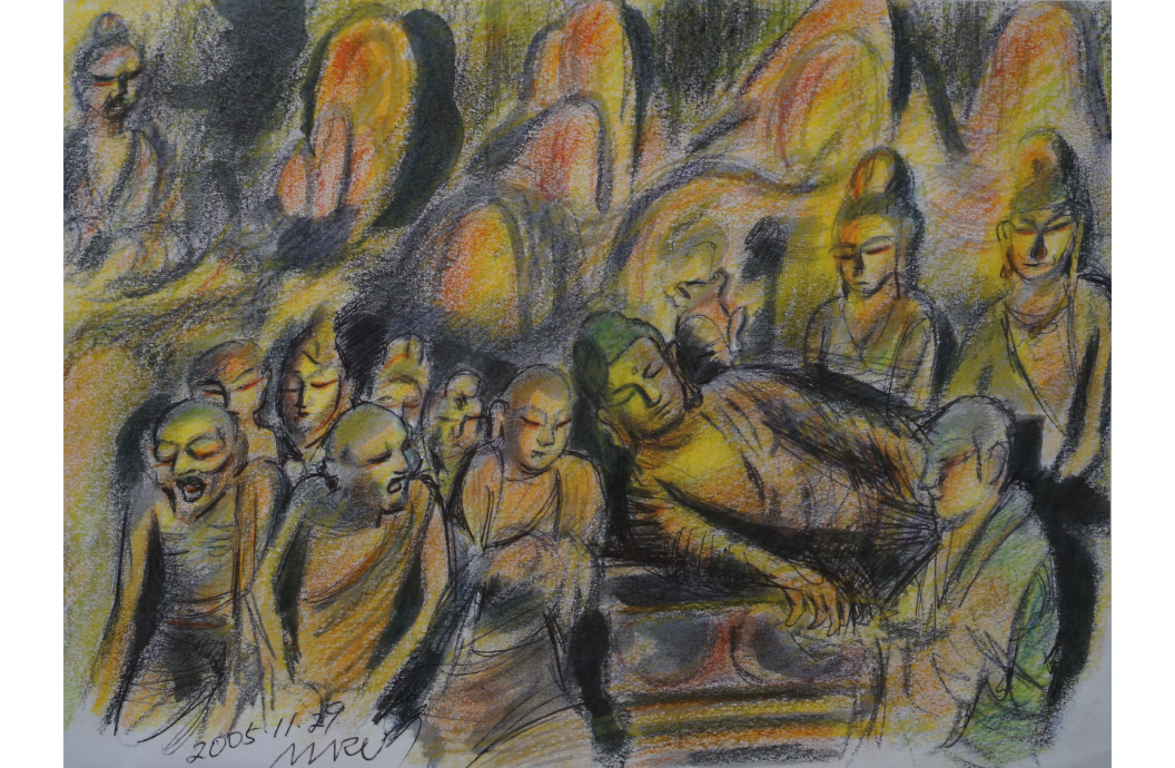 第八話 「涅槃図」（ニルヴァーナ） of 仏教絵解き