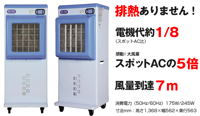気化式冷風機 RKF405 100V｜ショーエイリース株式会社