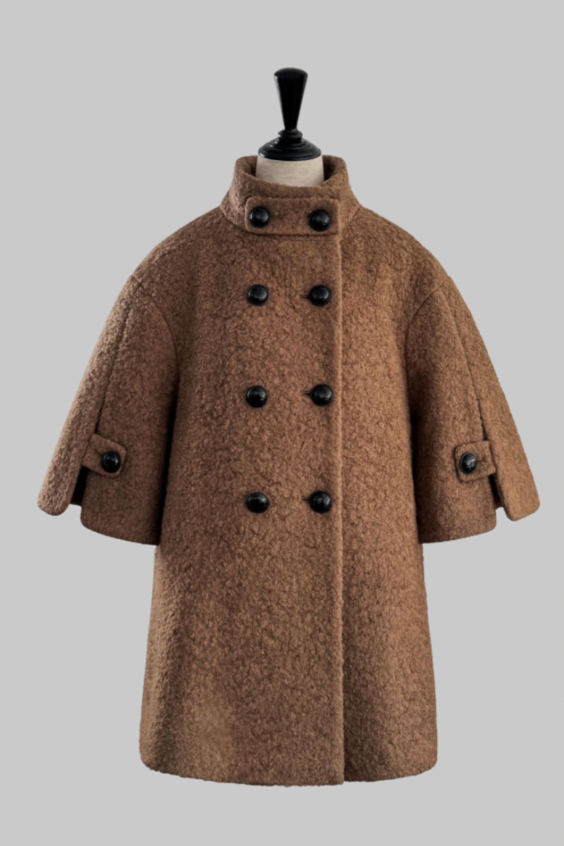 classical cape like coat – shéller / シェリエ