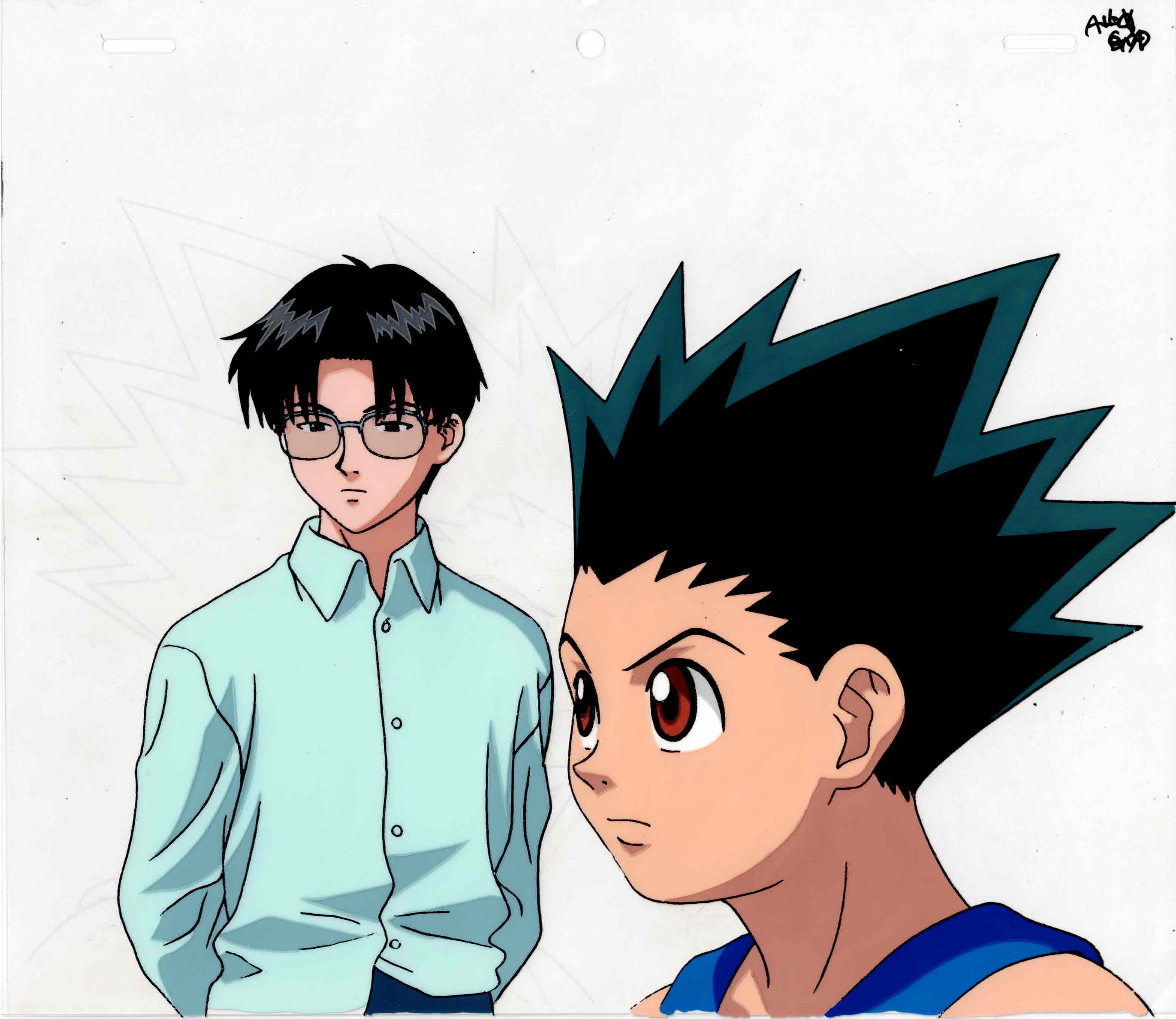 Hunter x Hunter Original Cel and Sketch (Gon&Wing) – Japanime Art