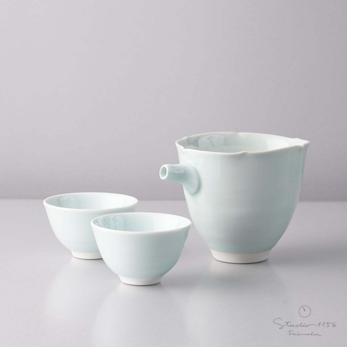 波佐見焼 青白磁 片口酒器とぐい呑み 光春窯の通販｜Studio1156