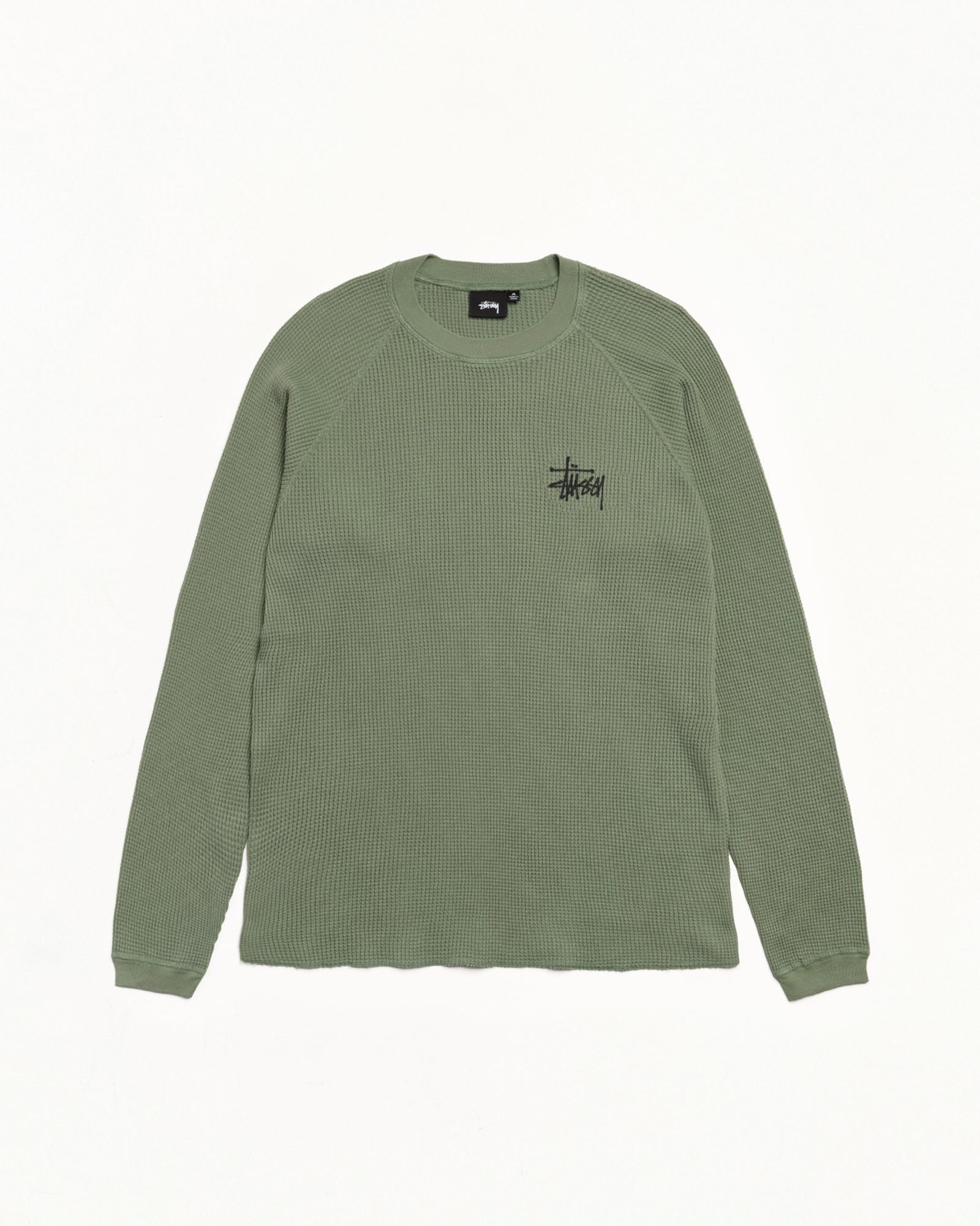 stussy BASIC STÜSSY THERMAL グレーサーマル xs Basic Stüssy Thermal