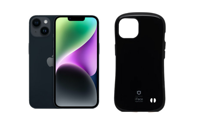 iPhone14/14Plusのミッドナイトカラー（ブラック）に合うスマホケース