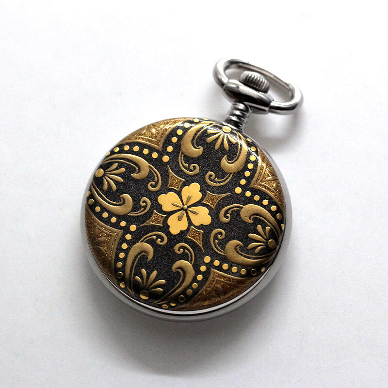 アエロ（AERO）/ 蒔絵 / 曼陀羅2 / 泉元紫紅作 / ペンダントウォッチ