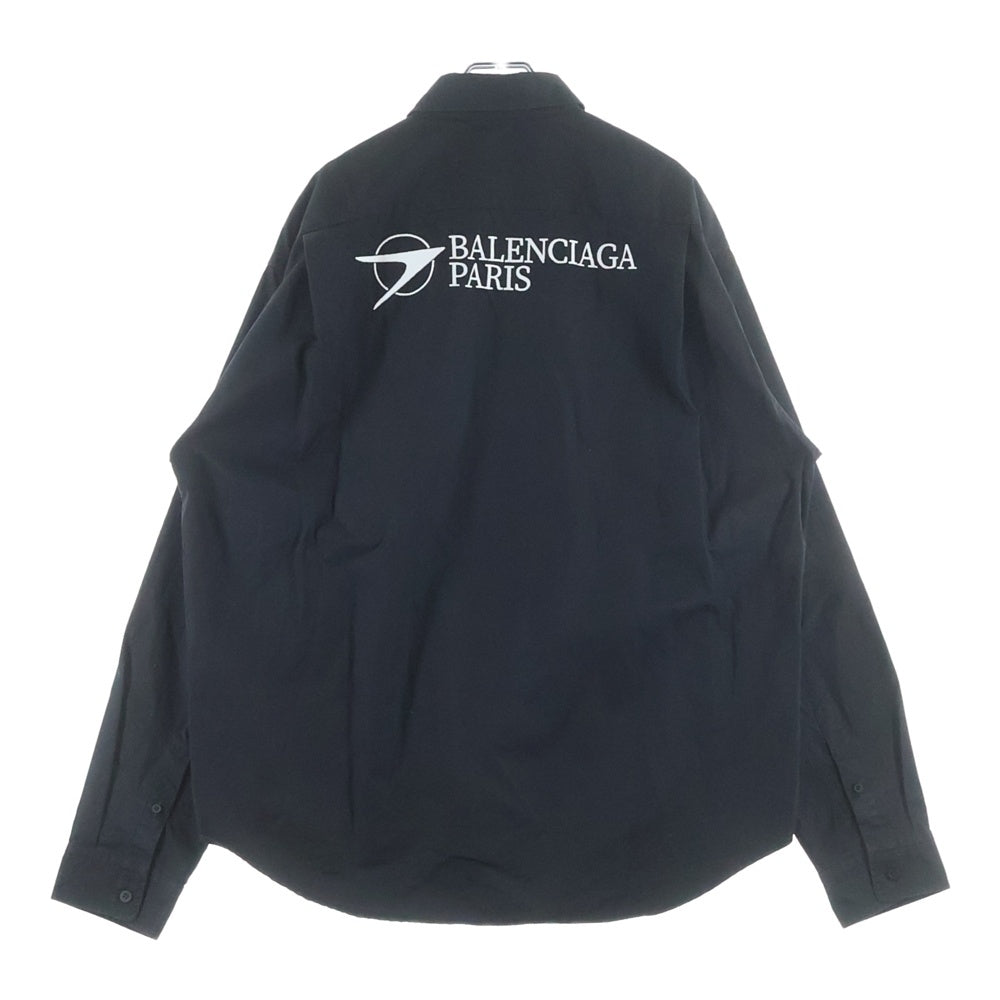 BALENCIAGA(バレンシアガ) 21SS ロゴ刺繍 ラージフィットボタンダウン