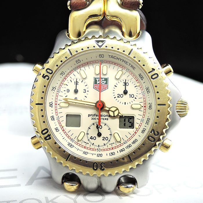 タグホイヤー TAG-HEUER セナモデル Sel S25.706 クオーツ エッグ