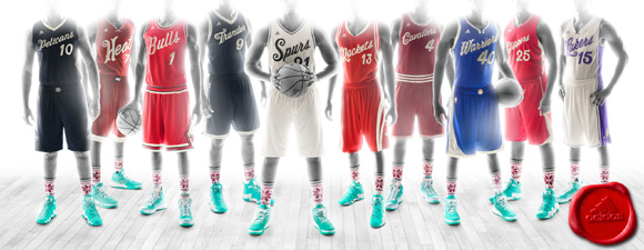 adidas, Stance, and the NBA Unveil Uniforms for the 2015 NBA