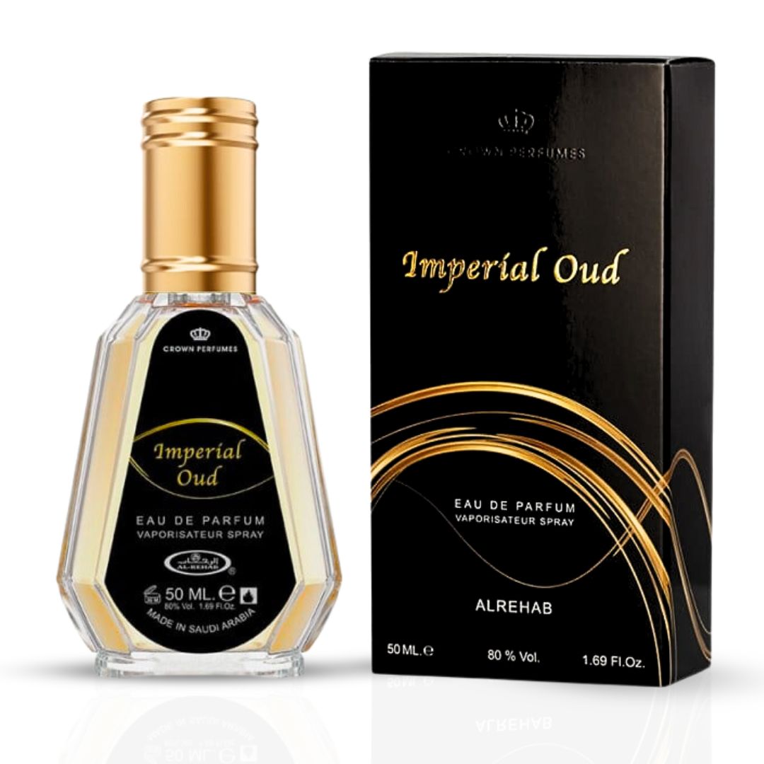 Imperial Oud Eau De Parfum Spray 50ML (1.7 OZ) By Al Rehab | A