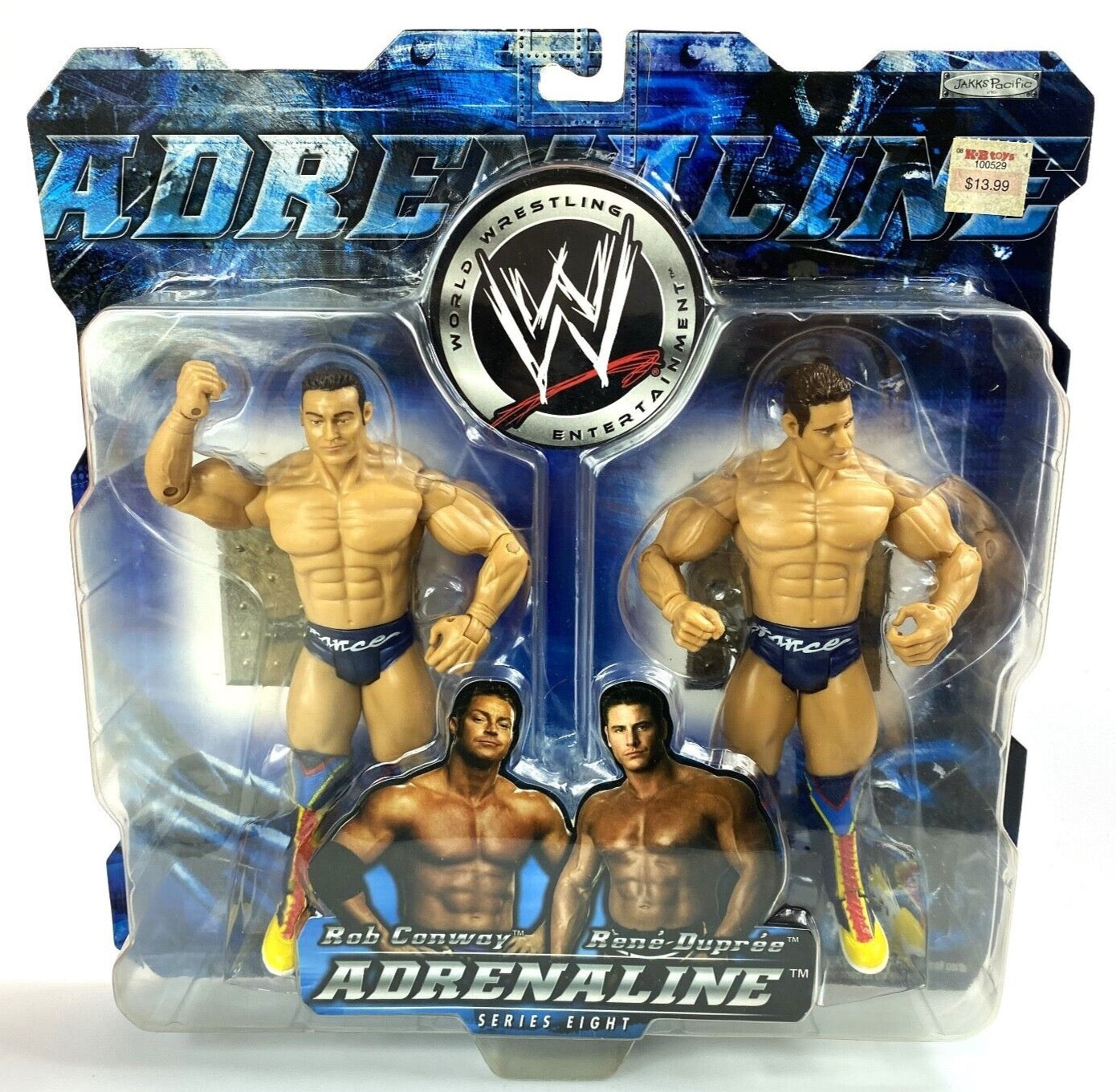 2004 WWE Jakks Pacific Adrenaline Series 8 La Resistance: Rob