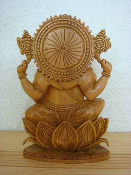 老山白檀 ガネーシャ 5インチ No.3 商品詳細 高品質の天然石・天然木を