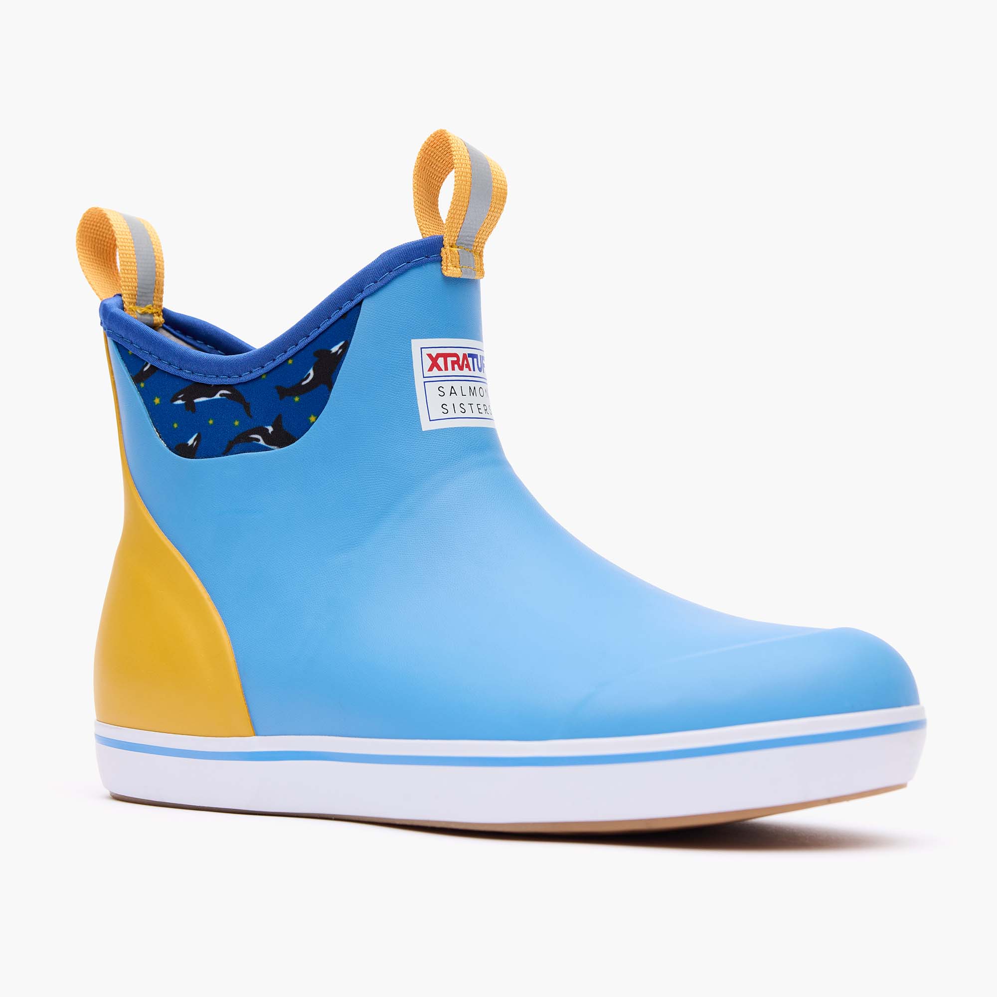 Women's Salmon Sisters Ankle Deck Boot – XTRATUF