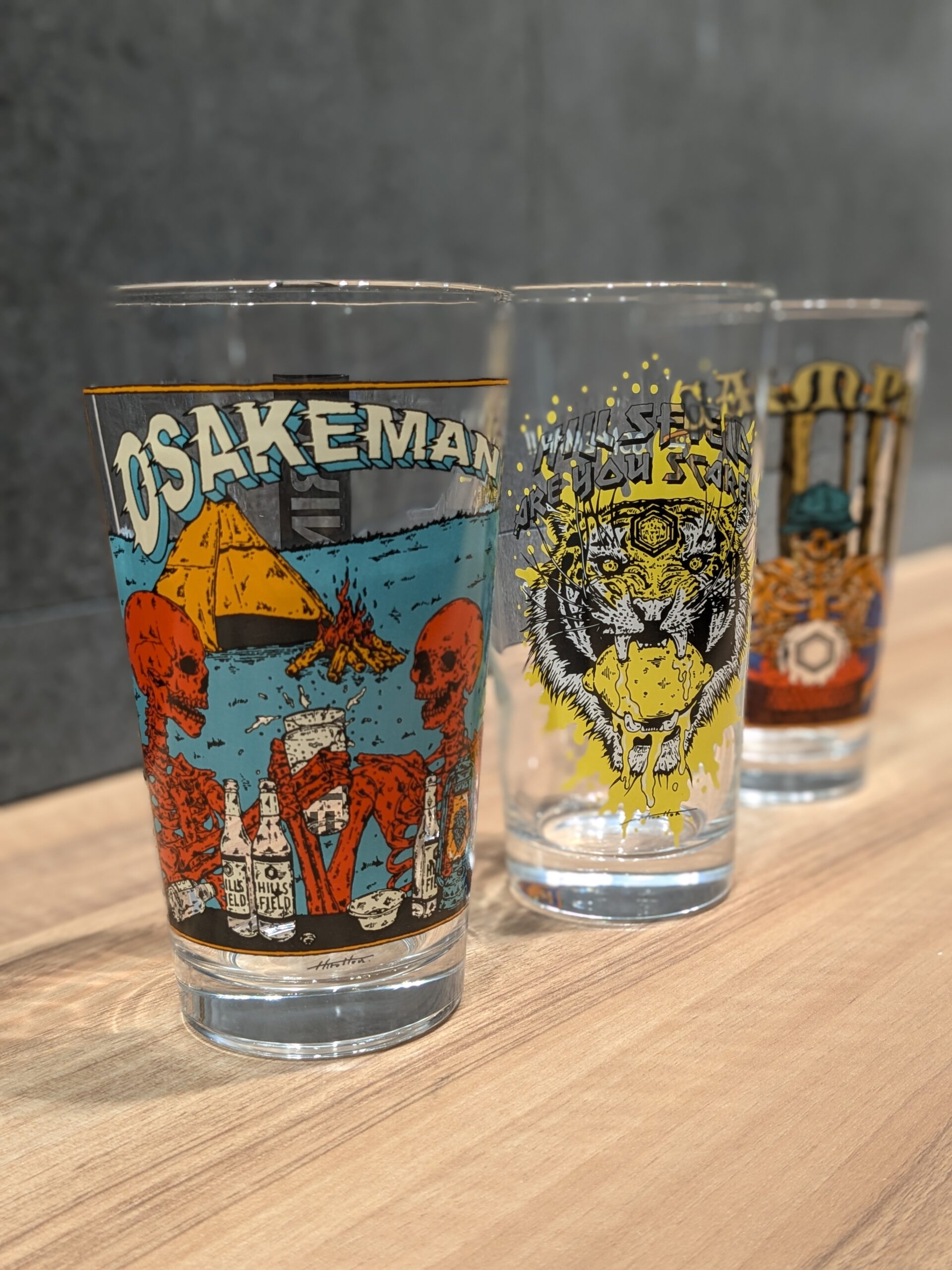 キャンプで使いたい！人気のお酒ﾏﾝパイントグラスに新作登場