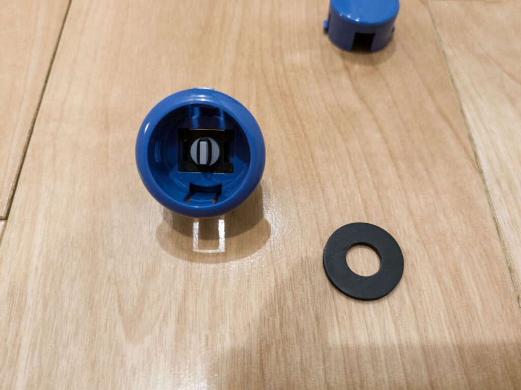 三和電子OBSF Seriesをショートストローク化する、三和マッハボタン