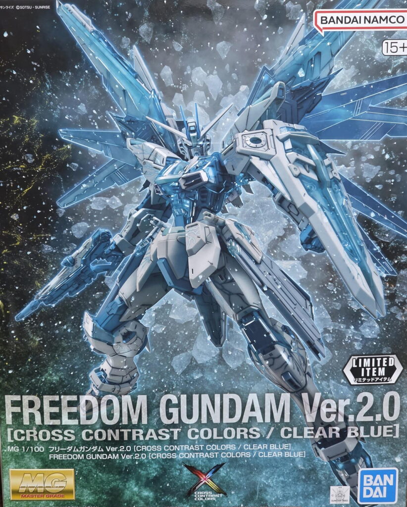 MG フリーダムガンダム Ver.2.0 [CROSS CONTRAST COLORS / CLEAR BLUE