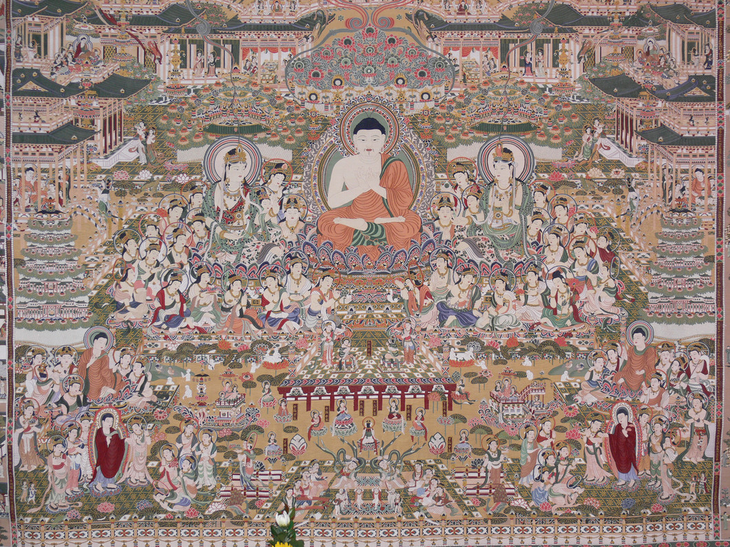 綴織 當麻曼陀羅 平成本特別公開｜當麻寺奥院｜葛城市｜生駒・信貴