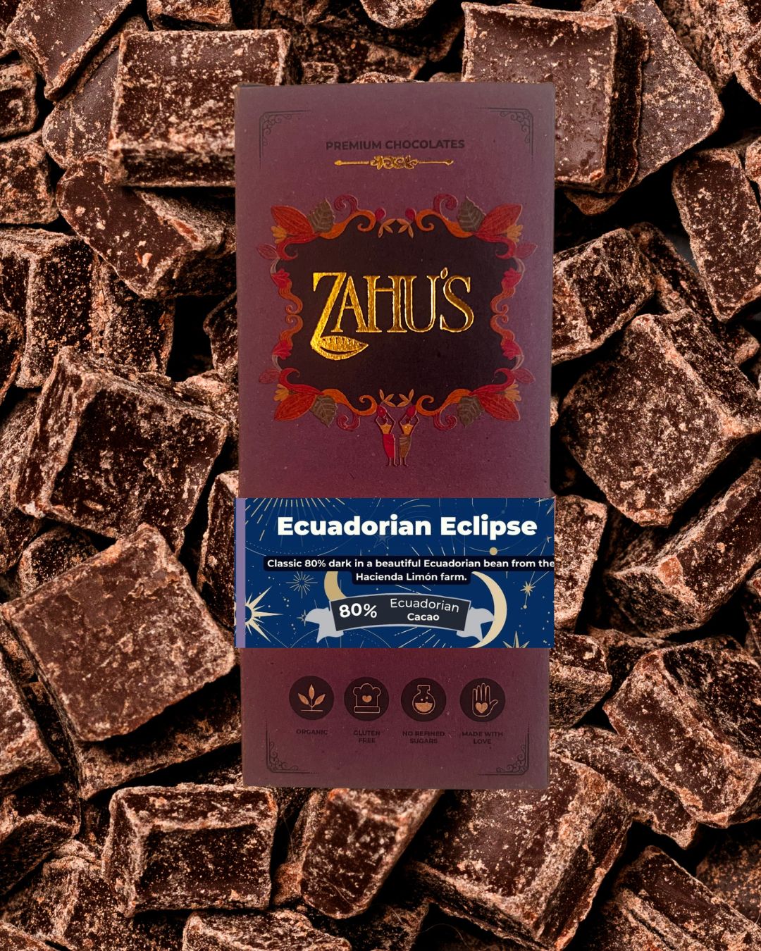 Ecuadorian Eclipse - 80% Dark – Zahu's Cacao Labs