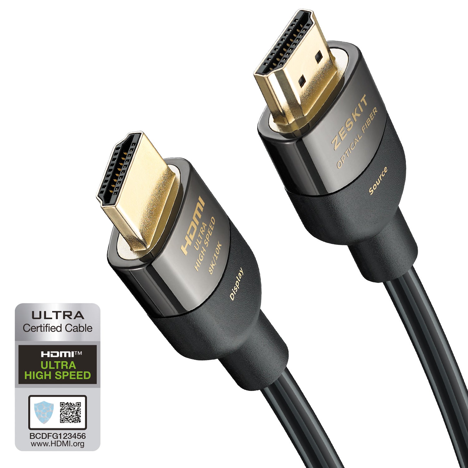Zeskit OPTICAL FIBER Ultra High Speed HDMI Cable