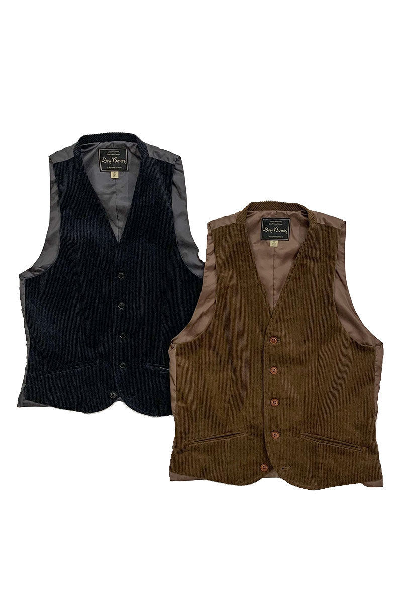 Corduroy Jockey Vest – Dry Bones Online Shop
