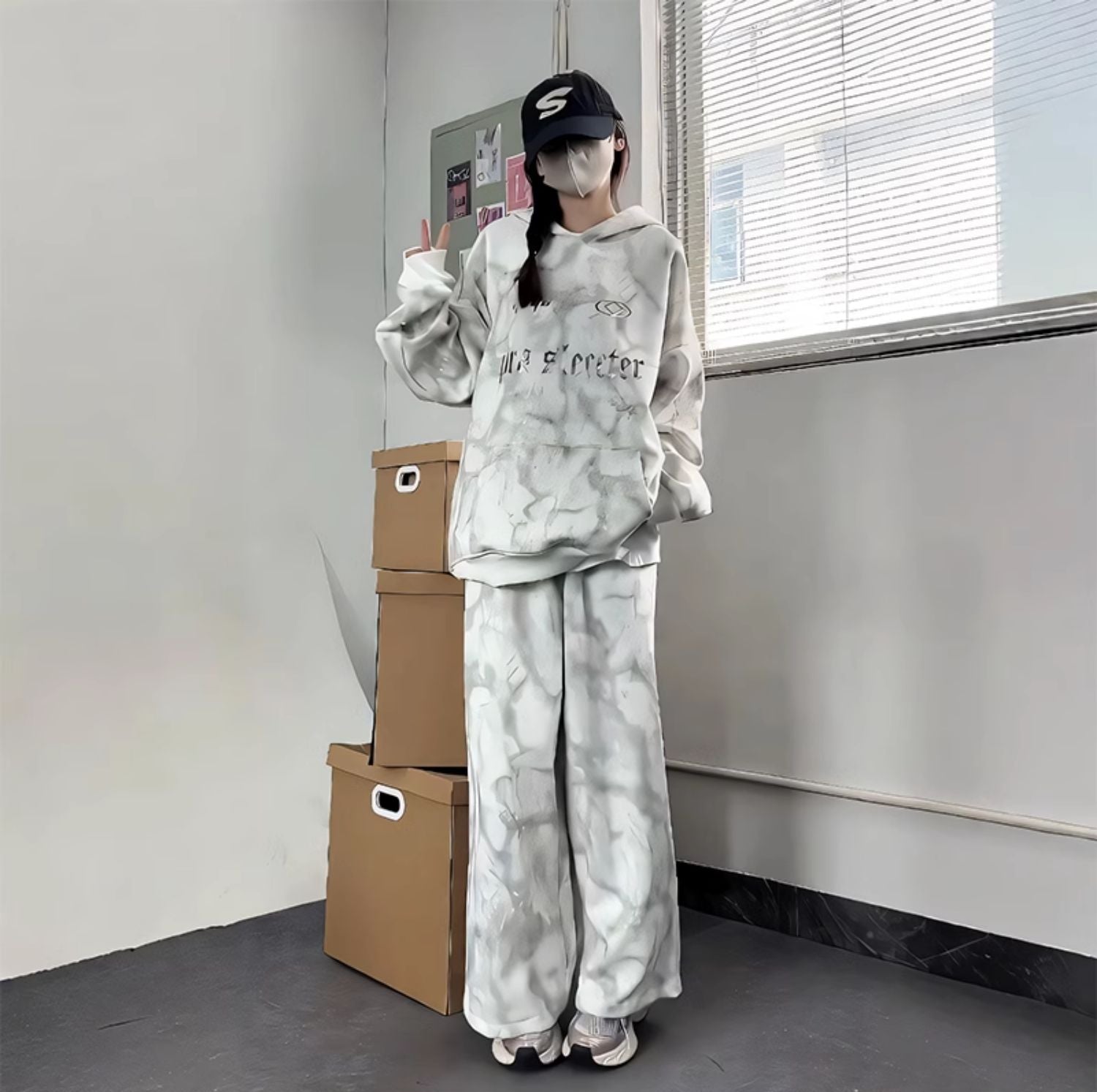 フロントロゴタイダイスウェットセットアップ KDS313 – 100StarS