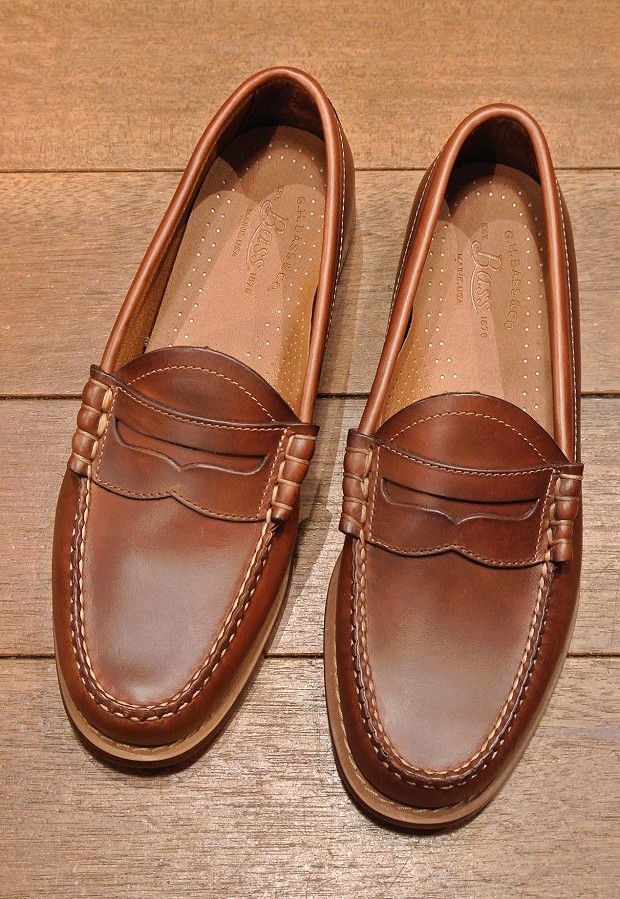 BASS バス ローファー ブラウン＆ネイビー | 7th 学芸大学