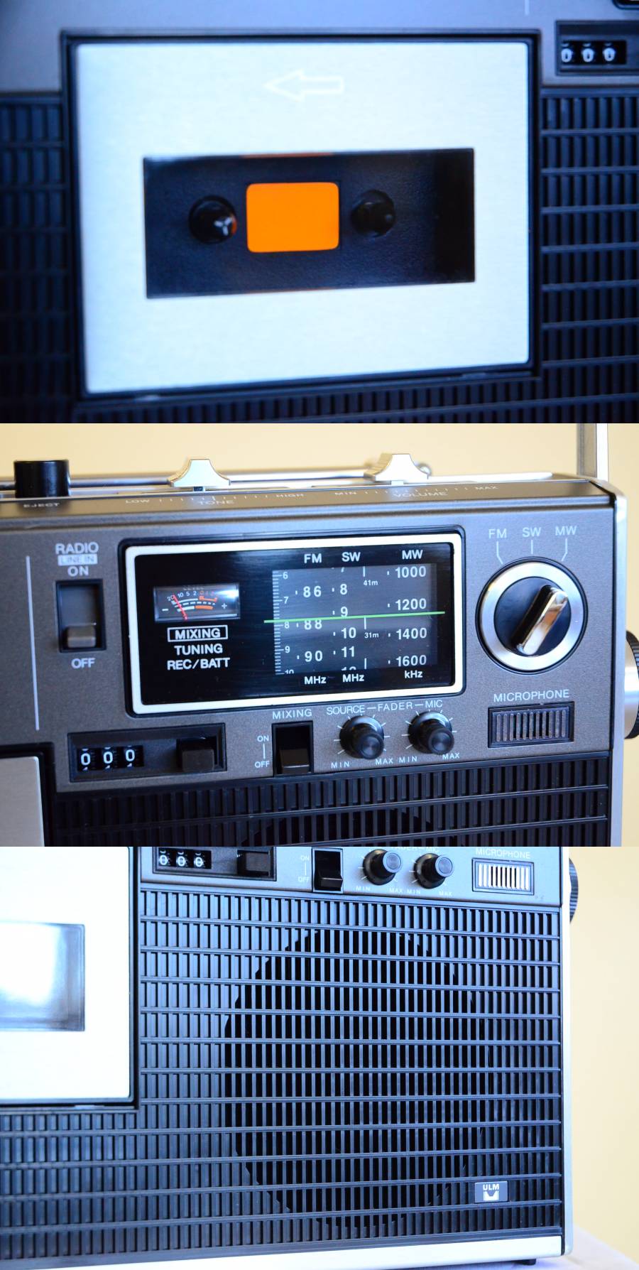 SONY ラジカセ CF-1700 昭和 レトロ 希少】SONY CF-1700 ラジカセ 1970