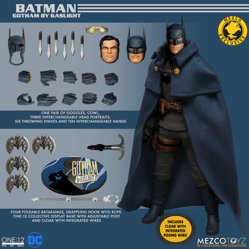 Mezco One:12 Collective Gotham by Gaslight Batman -4ColorHeroes