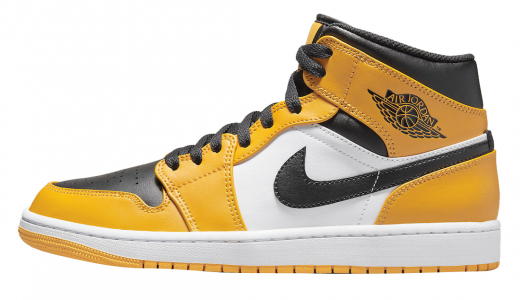 BUY Air Jordan 1 Mid White Black Yellow | Kixify Marketplace